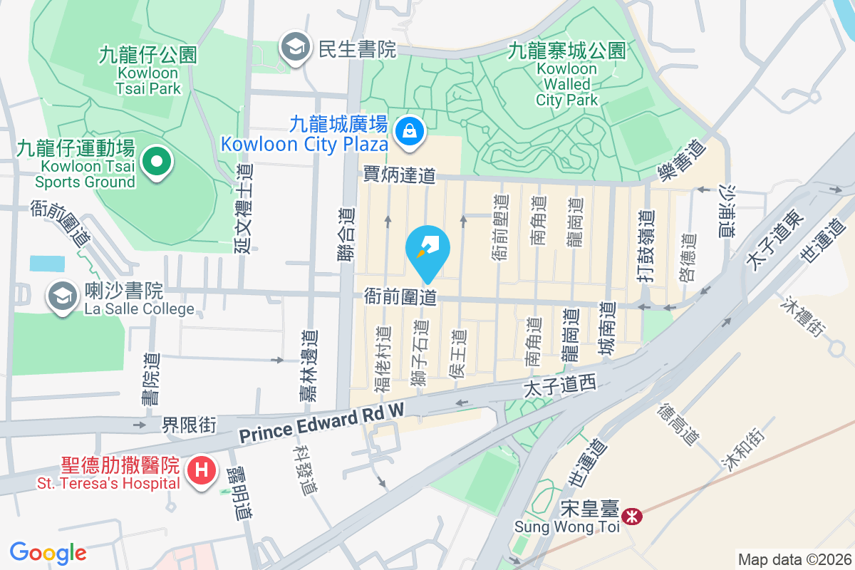 衙前圍道122號 地圖位置