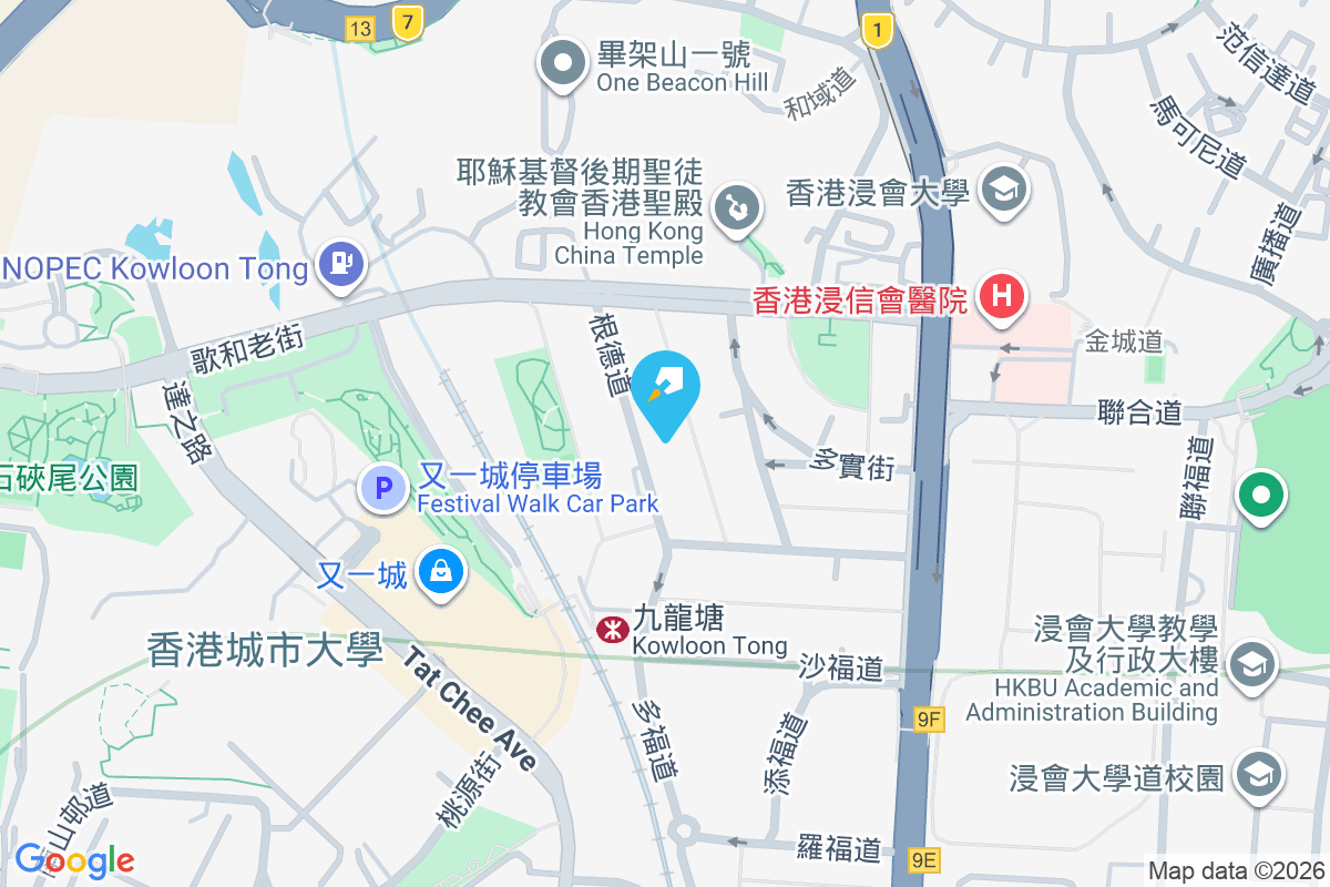 根德道10號 地圖位置