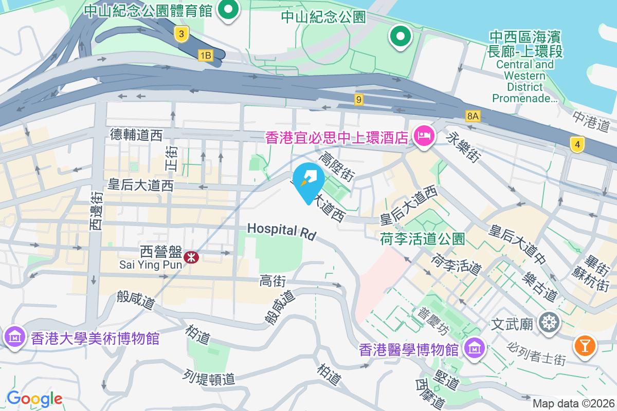 皇后大道西 142-144 號 地圖位置