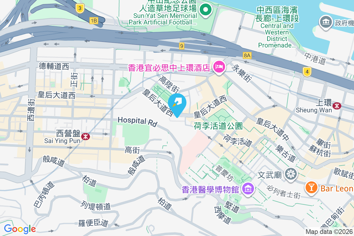皇后大道西 110 號 地圖位置