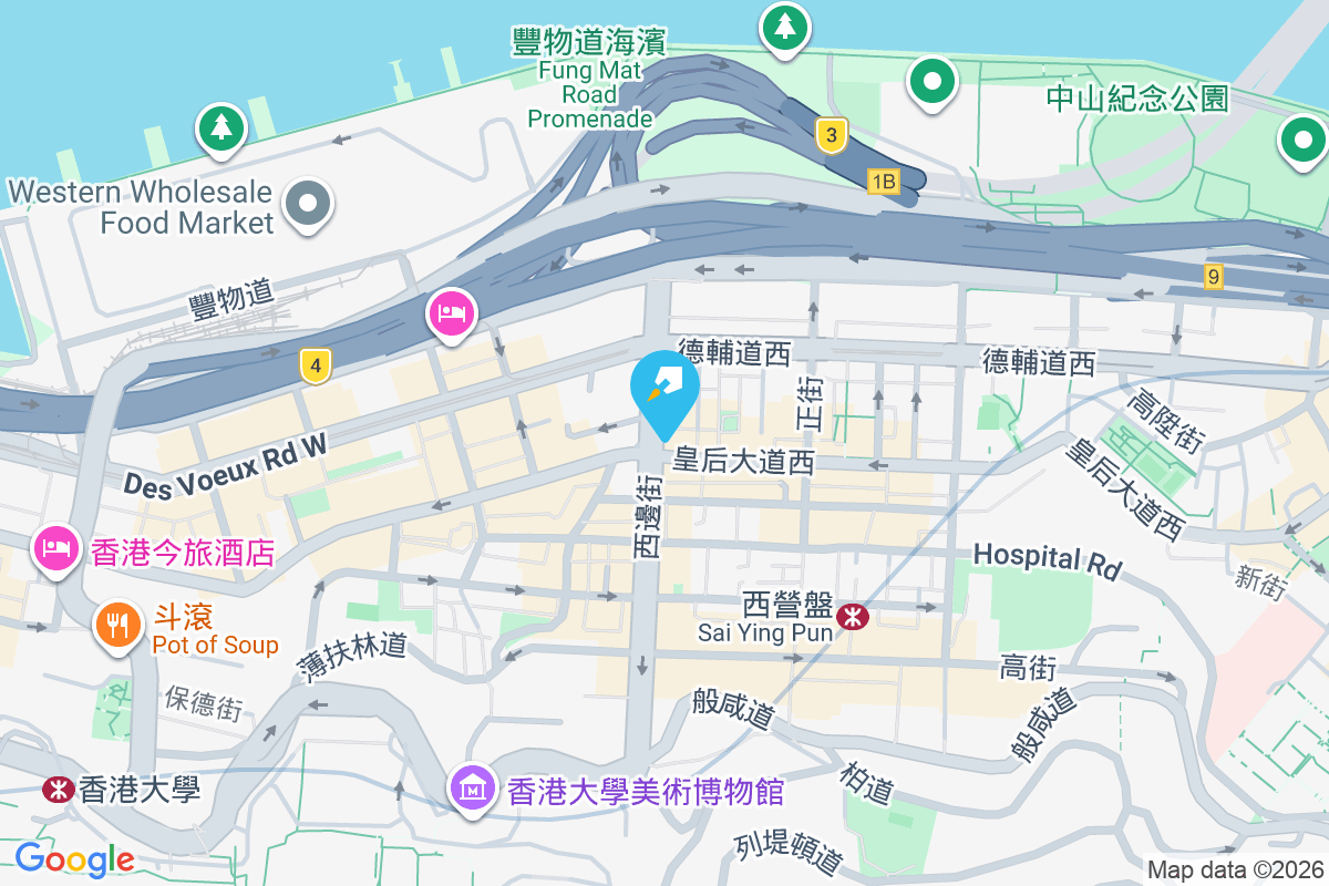 皇后大道西 349 號 地圖位置