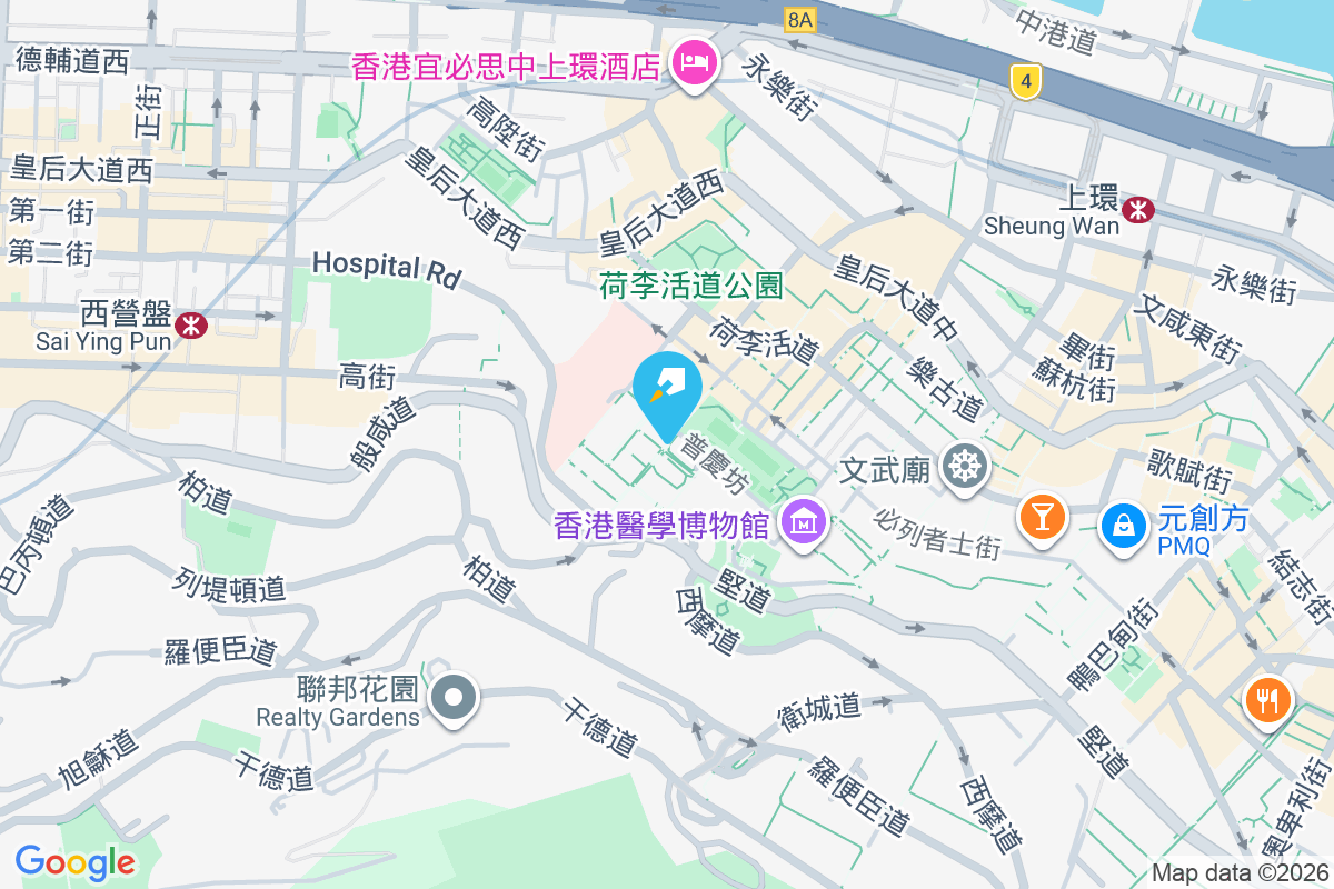 普慶坊 20 號 地圖位置