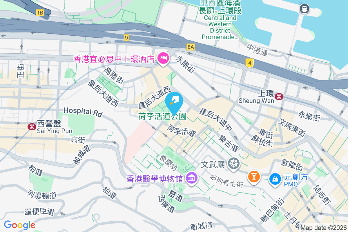 水坑口街18號 地圖位置