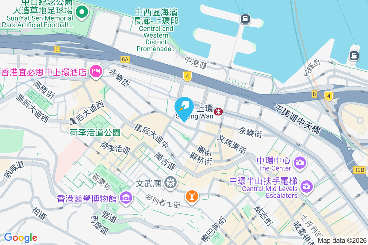 文咸東街115號 地圖位置