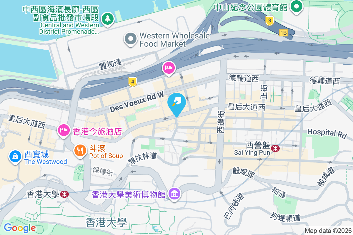 皇后大道西406-412號 地圖位置