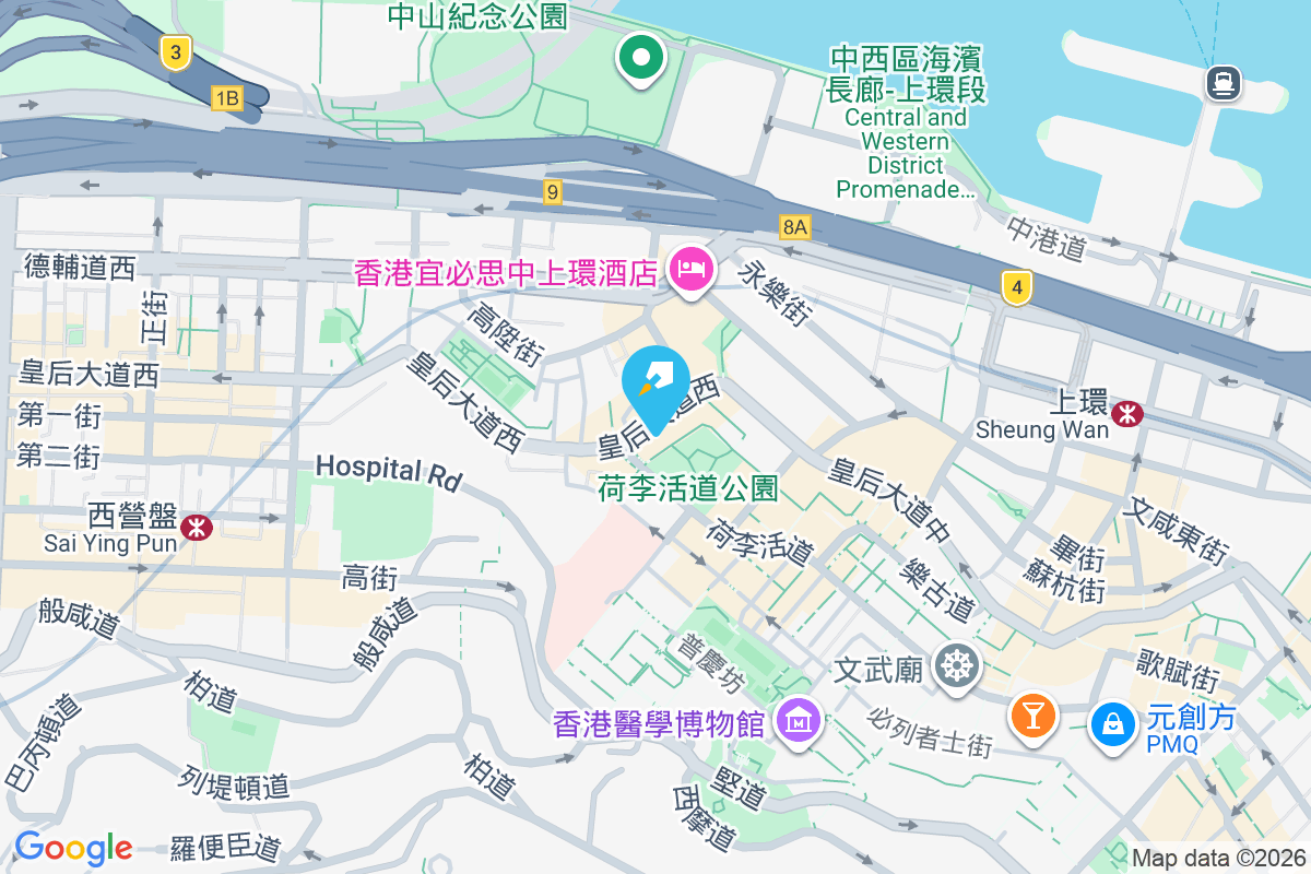 皇后大道西 66-68 號 地圖位置