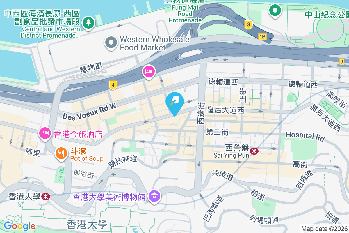 皇后大道西 380-382 號 地圖位置