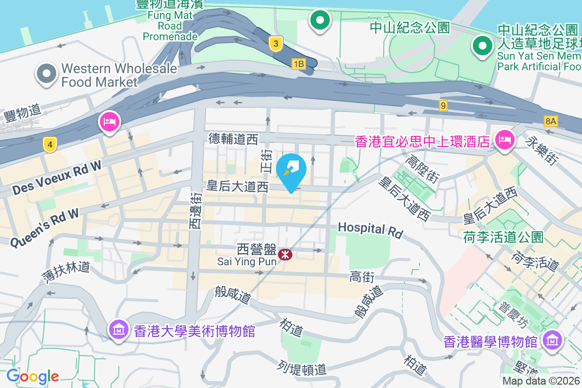 皇后大道西 260-262 號 地圖位置