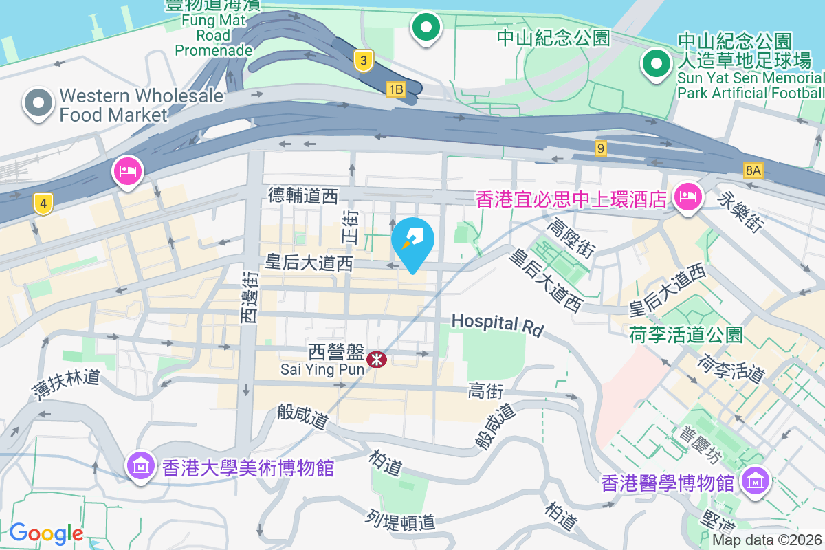 皇后大道西 238-240 號 地圖位置