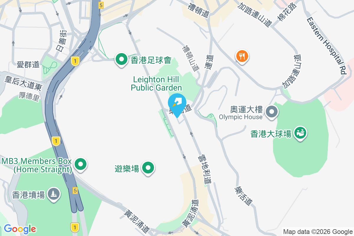 樂活道1號 地圖位置