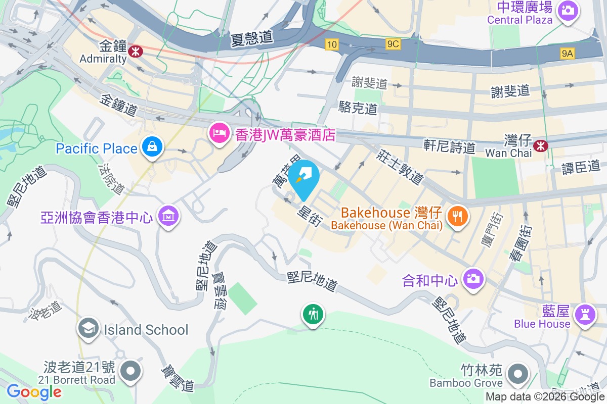 Eight Star Street 地圖位置