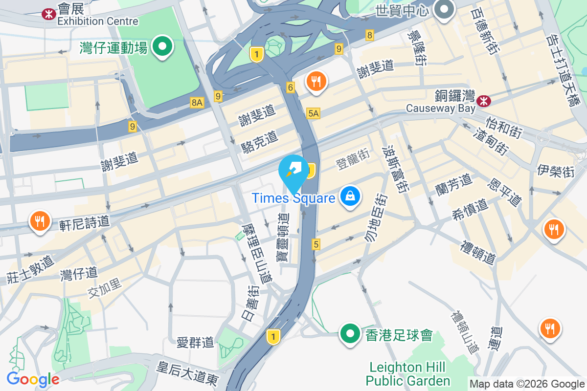 堅拿道西 13 號 地圖位置