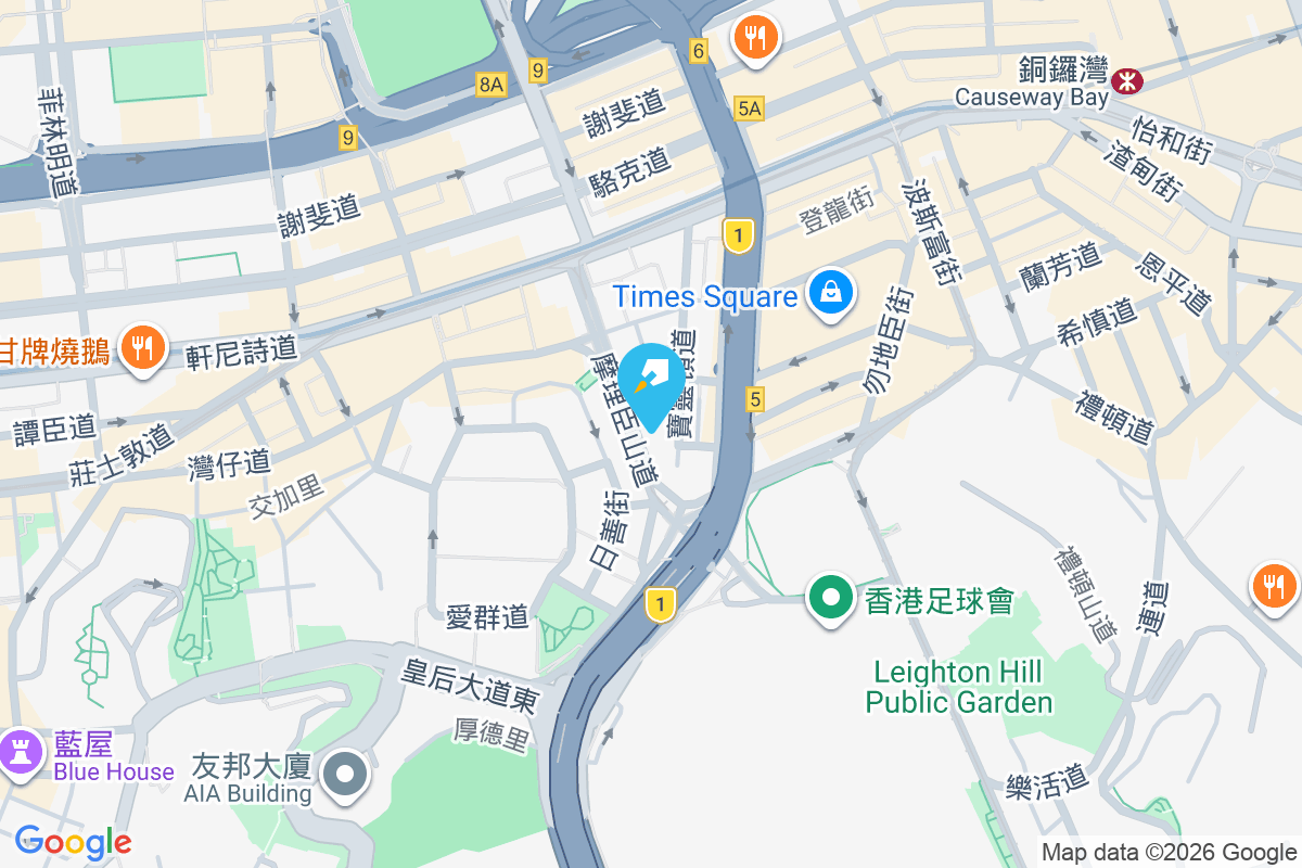 仁誠大廈 地圖位置