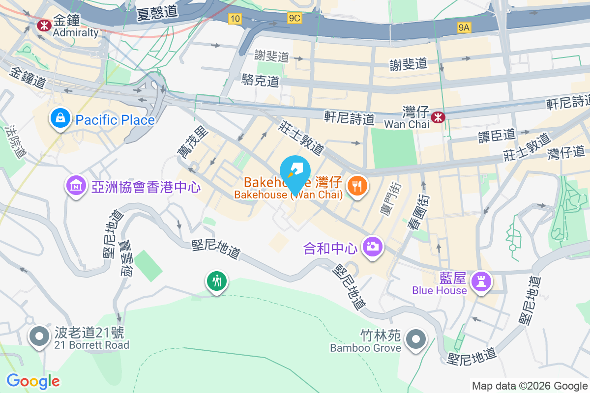 皇后大道東 95-97 號 地圖位置