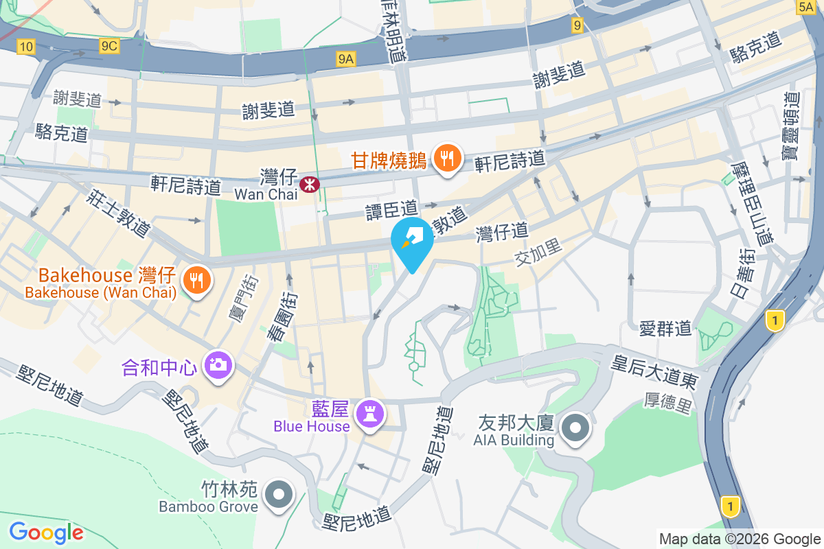 灣仔道73號 地圖位置
