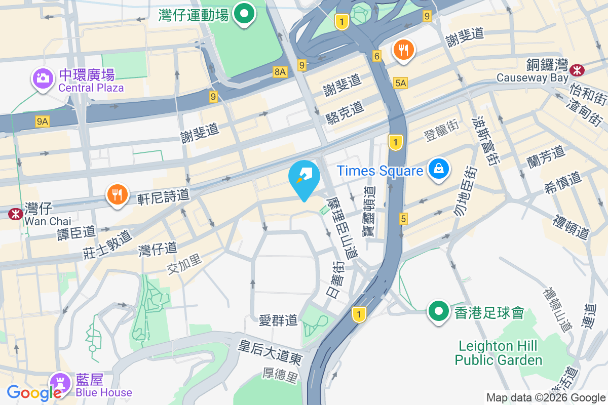 灣仔道221-221A號 地圖位置