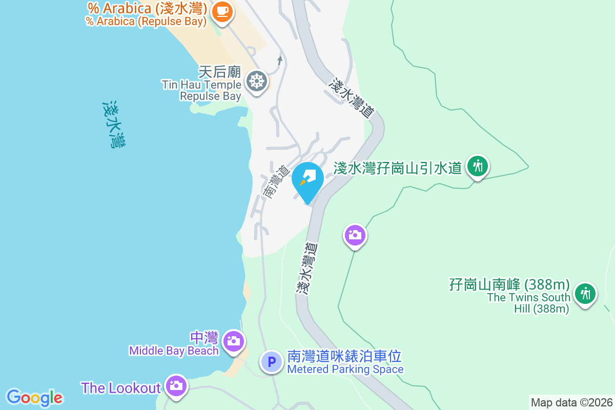 淺水灣道110號 地圖位置
