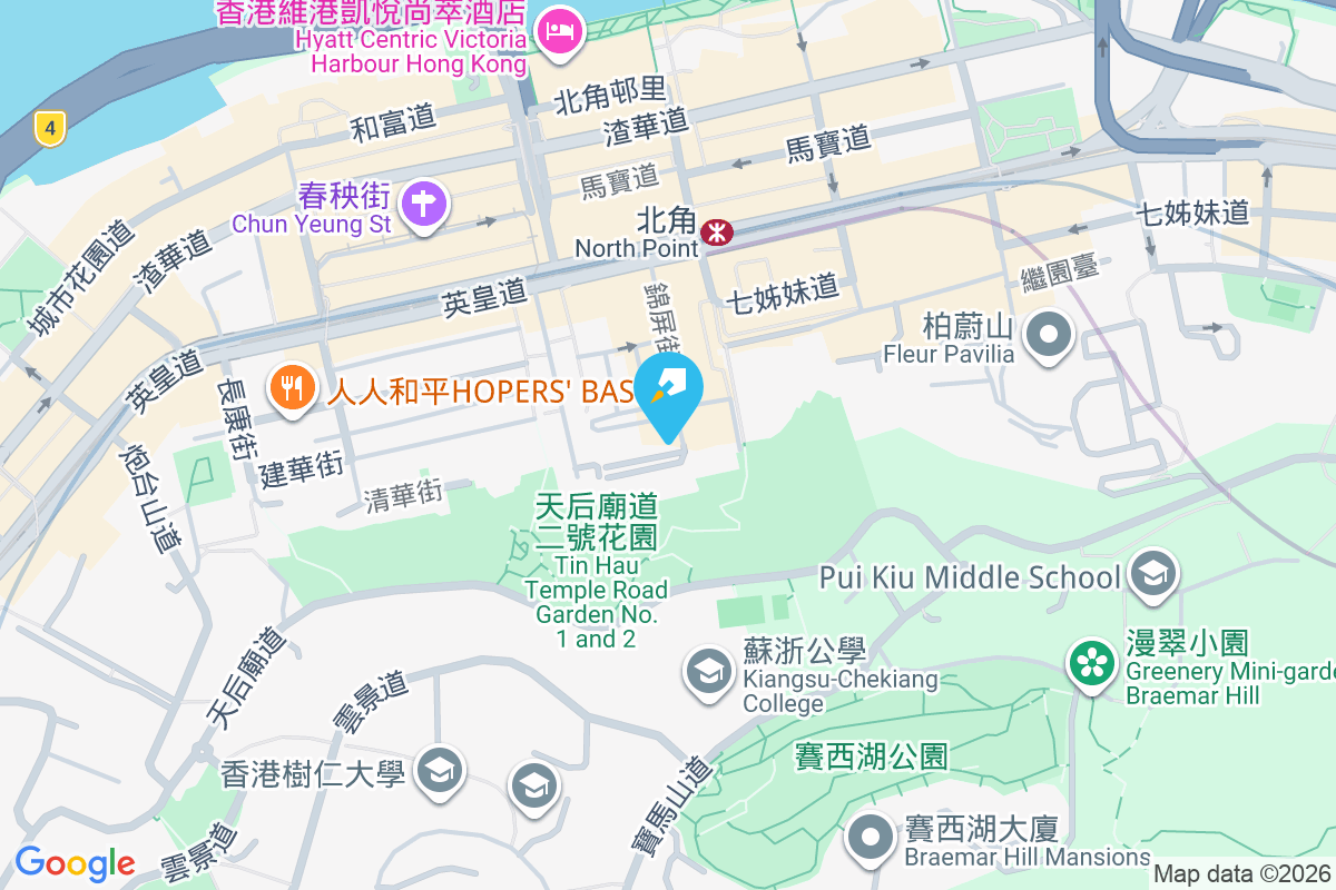 孔雀道20號 地圖位置