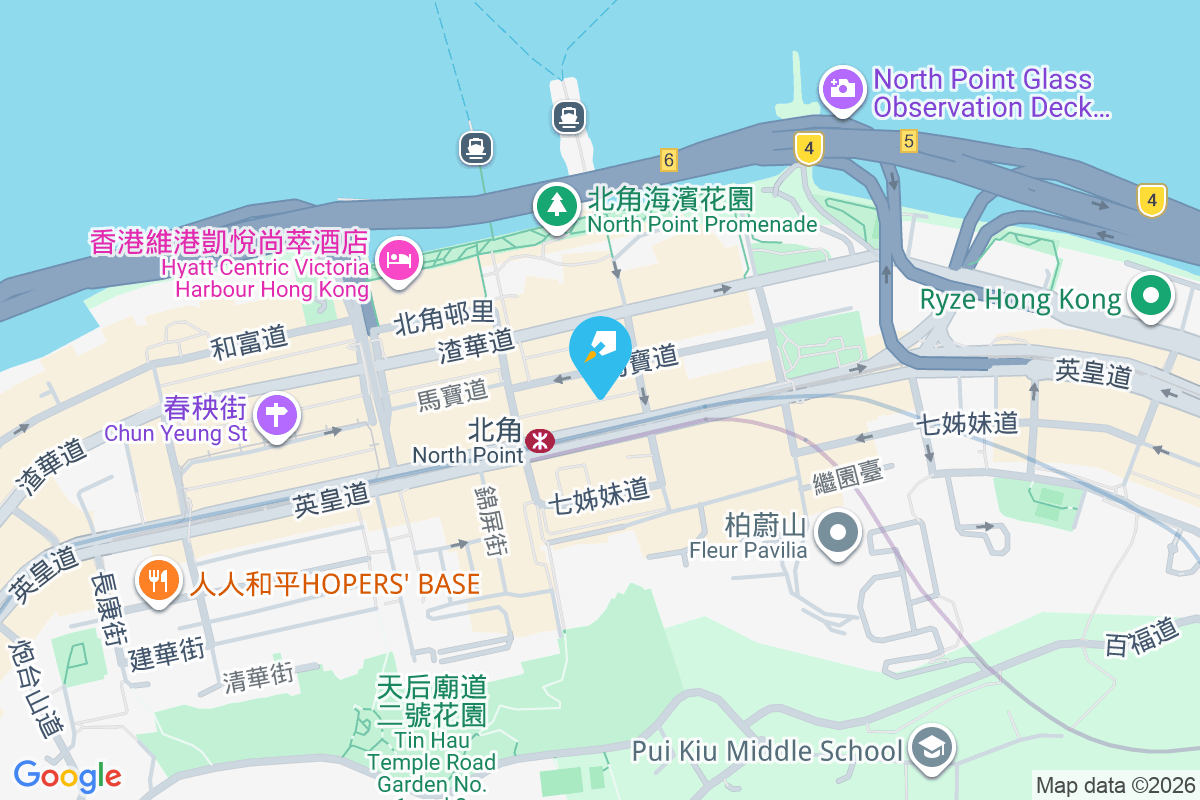 英皇道461-463號 地圖位置