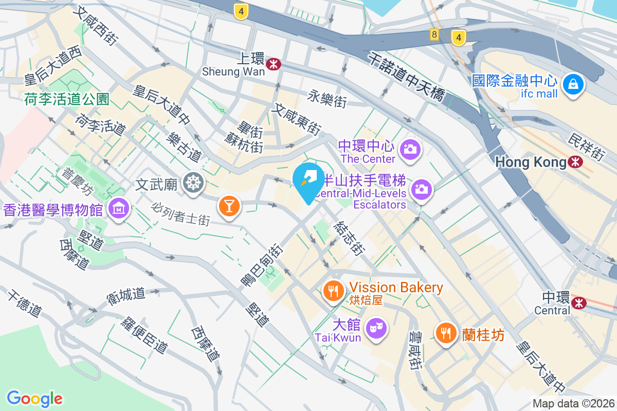 鴨巴甸街21號 地圖位置