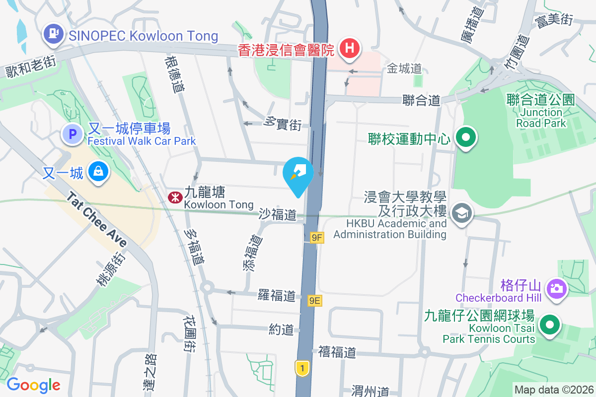 沙福道1號 地圖位置