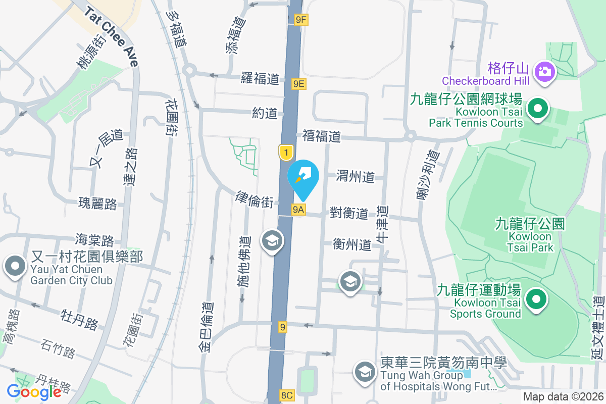 對衡道1號 地圖位置