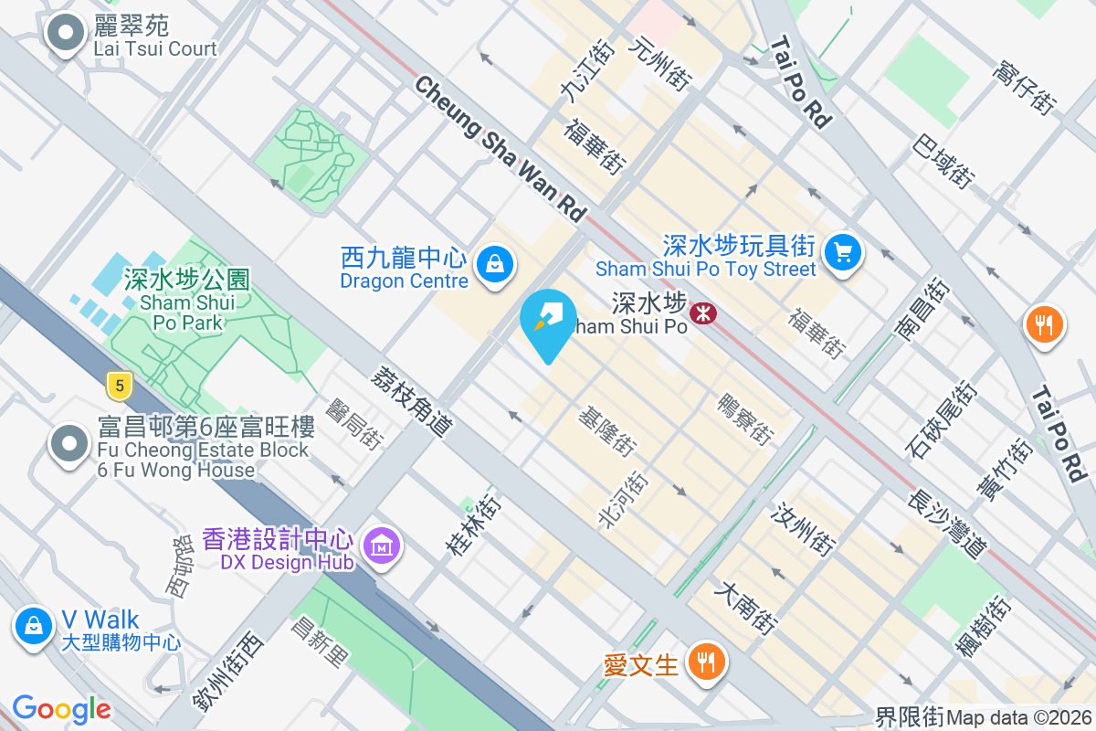基隆街306號 地圖位置