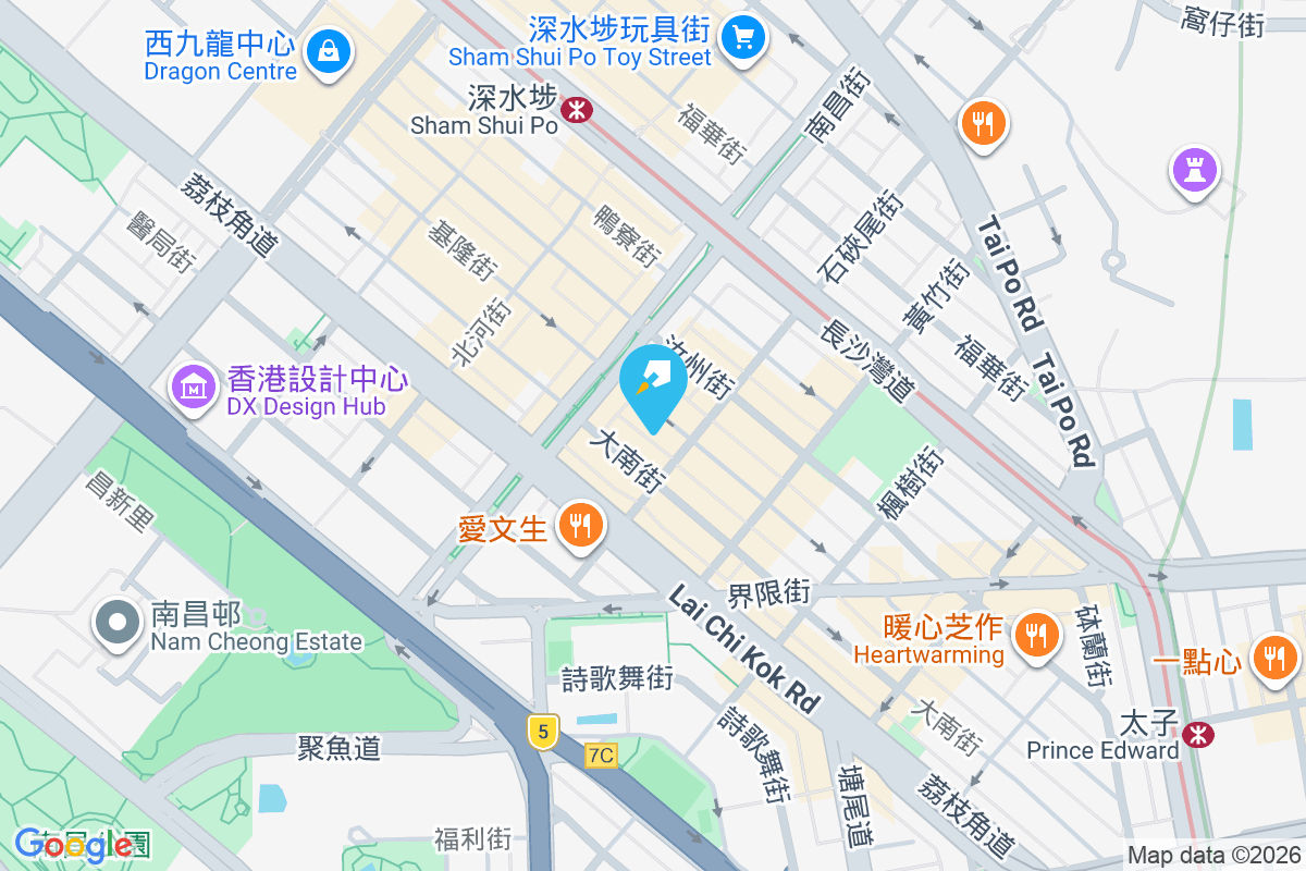 基隆街193-203號 地圖位置