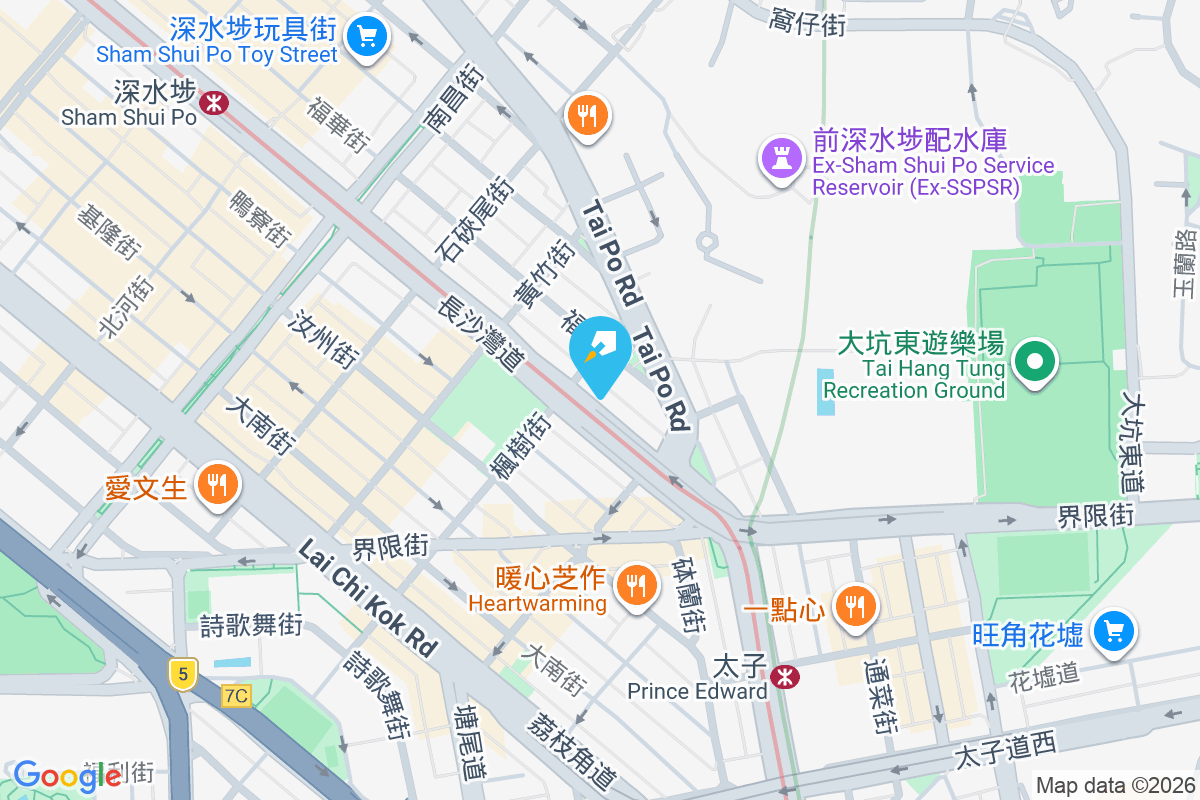 長沙灣道46號 地圖位置