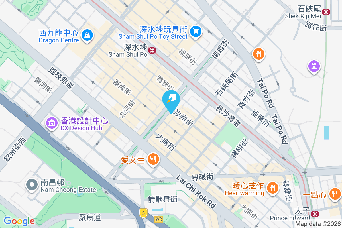 南昌街106-110號/汝州街179號 地圖位置