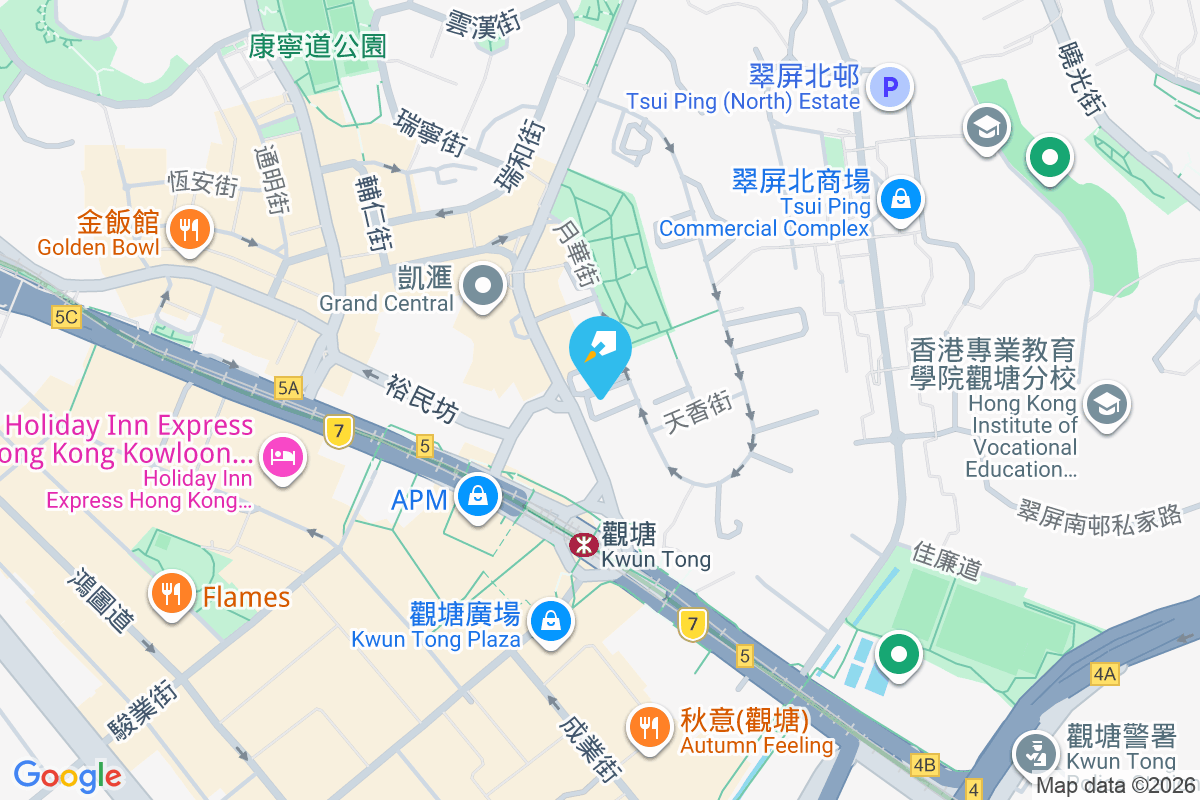 觀景閣 地圖位置