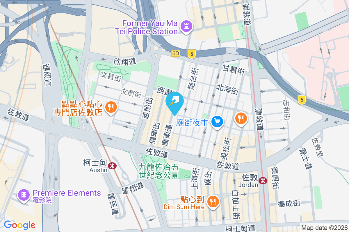 廣東道552號 地圖位置