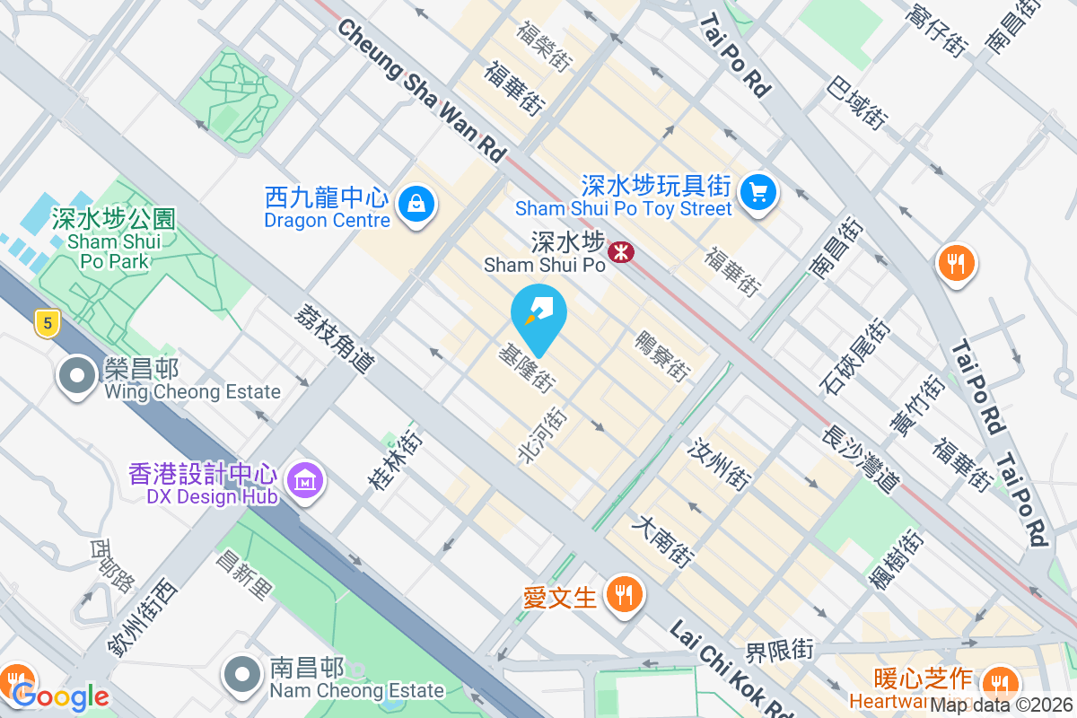 基隆街268號 地圖位置