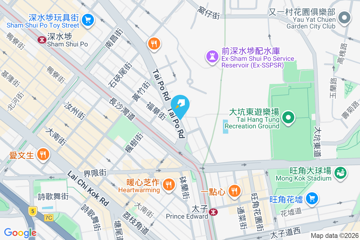 大埔道54號 地圖位置