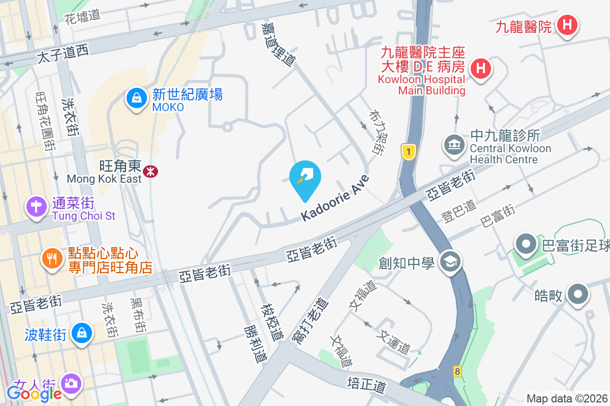 嘉道理道17號 地圖位置