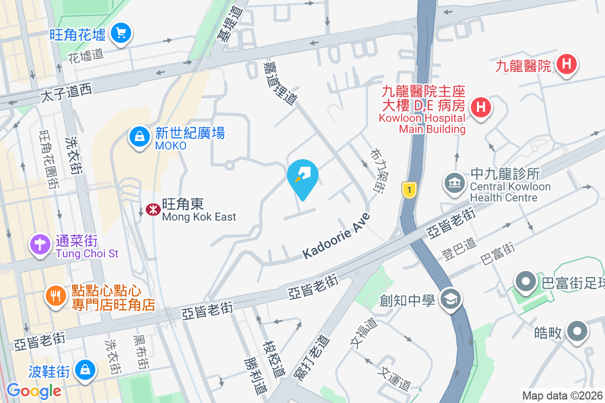 嘉道理道81號 地圖位置