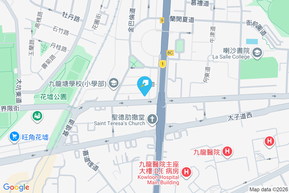 界限街121號 地圖位置