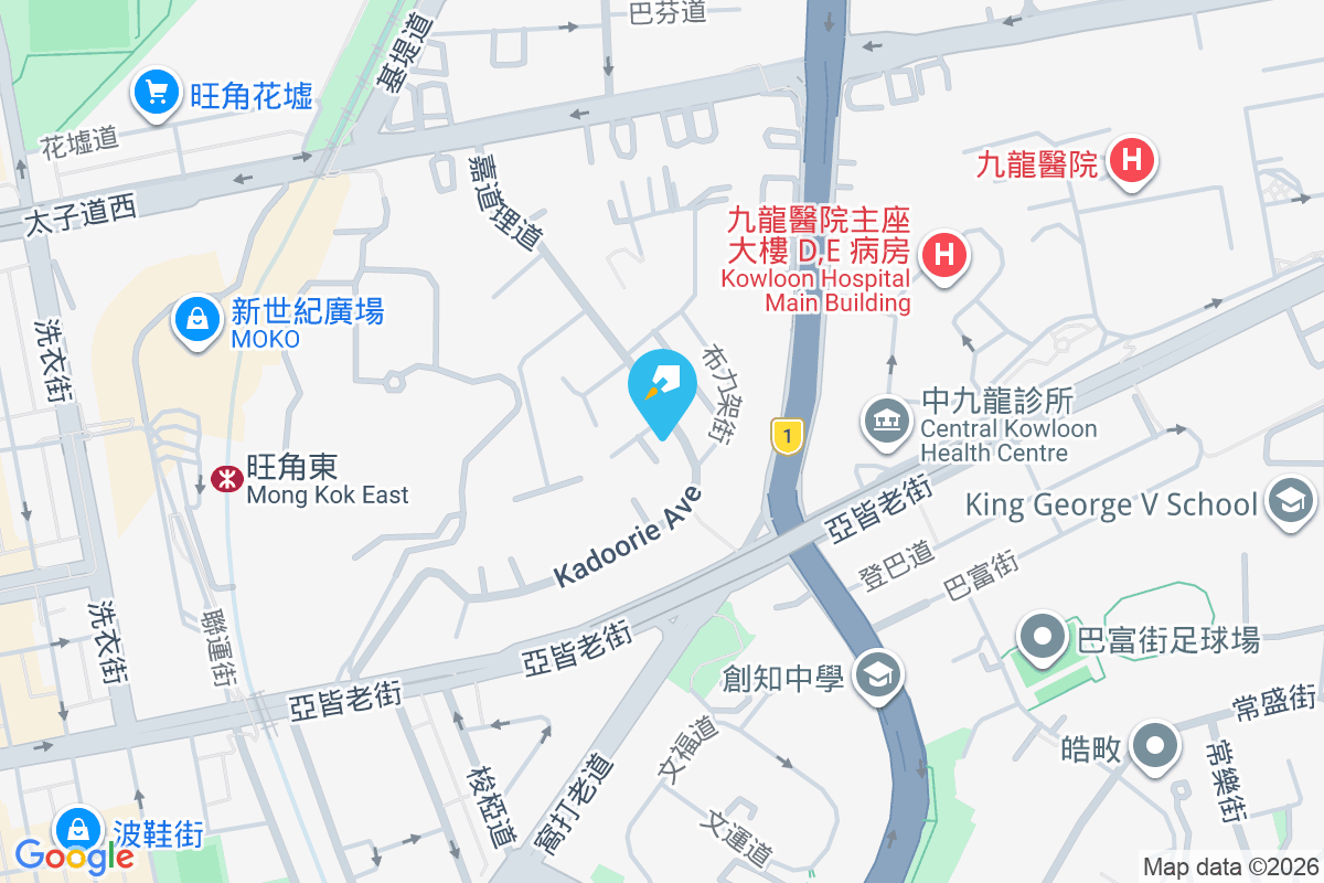 嘉道理道35號 地圖位置