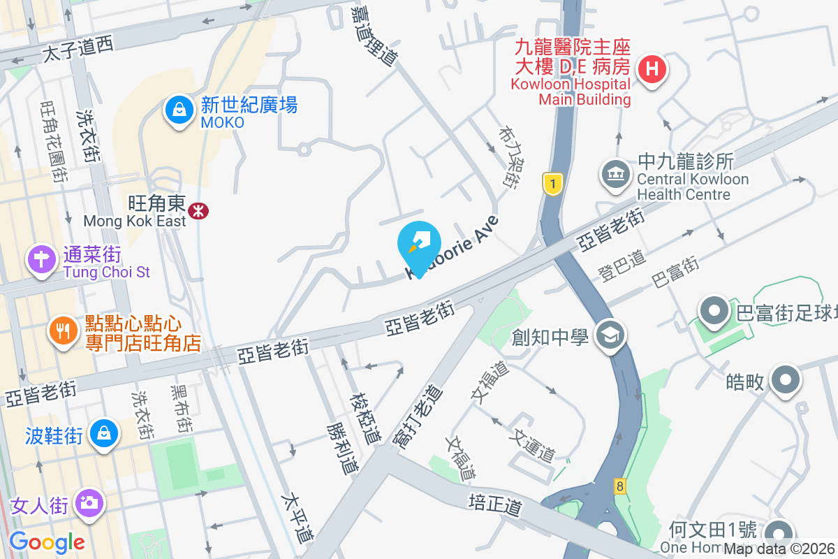 嘉道理道24號 地圖位置