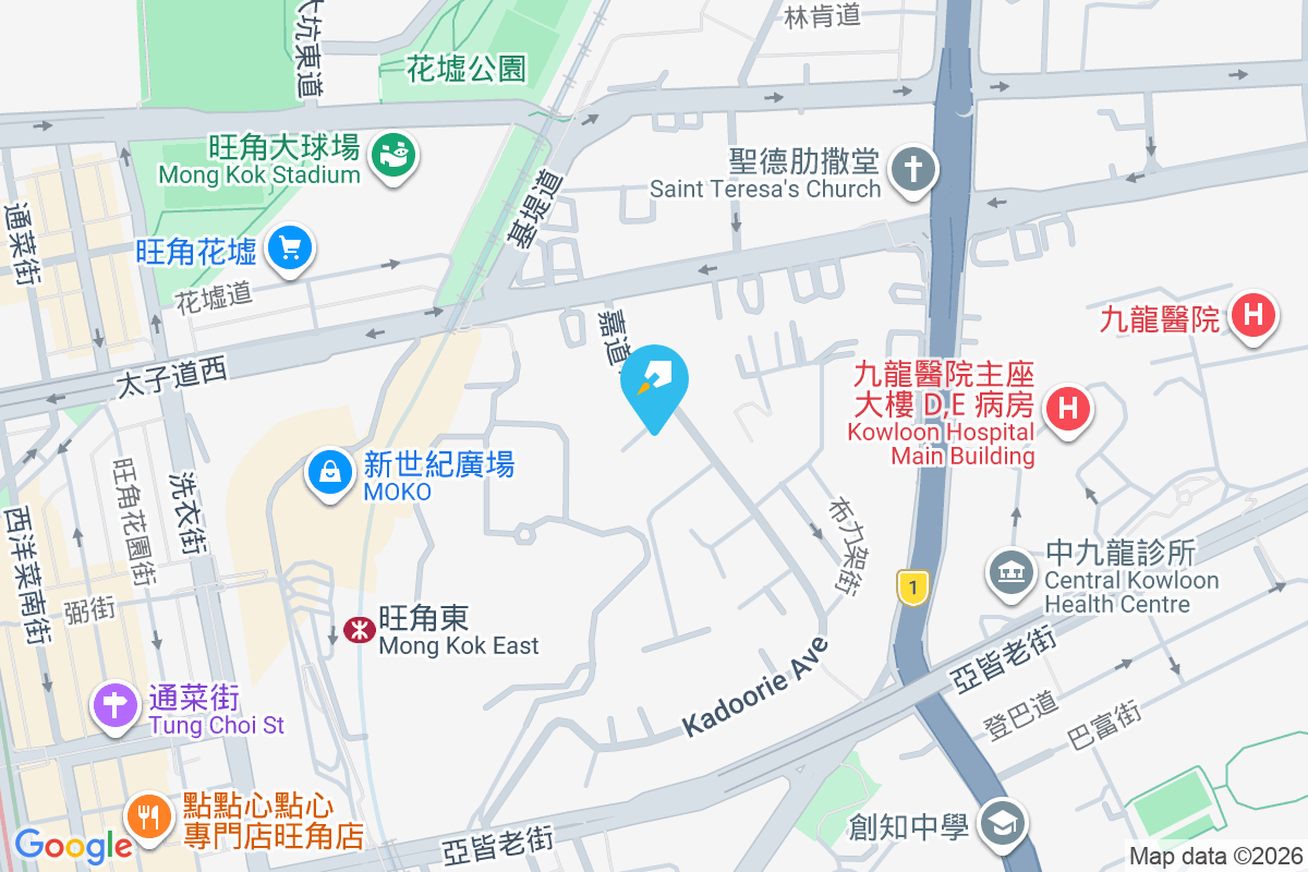 嘉道理道97號 地圖位置