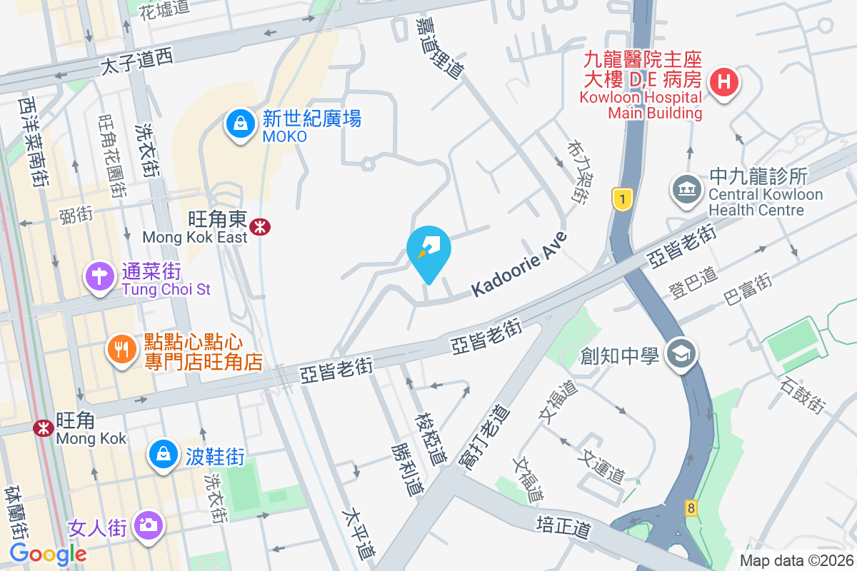 嘉道理道3號 地圖位置