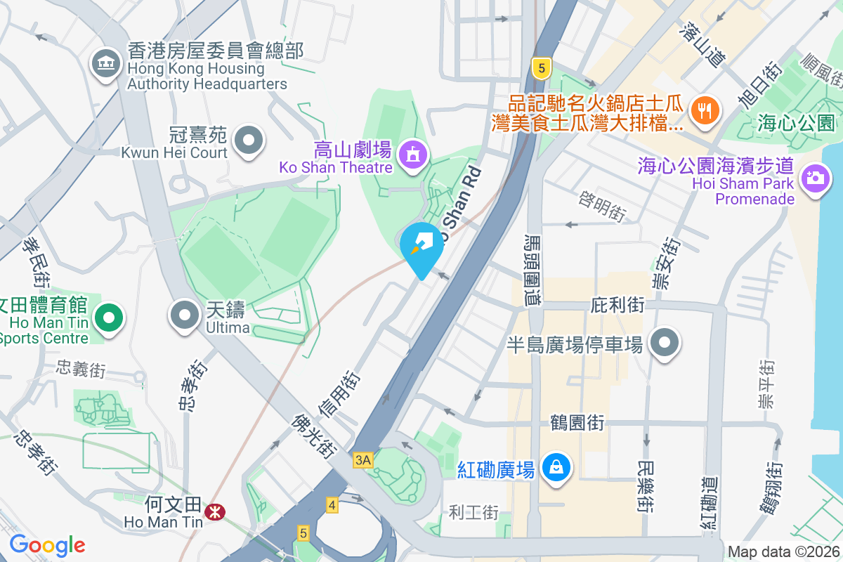 高山道26號 地圖位置