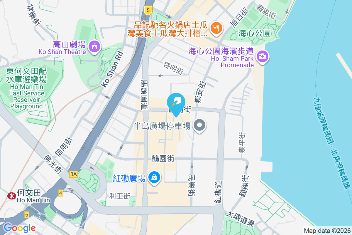崇智樓 地圖位置
