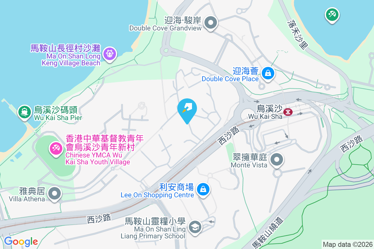 烏溪沙村 地圖位置