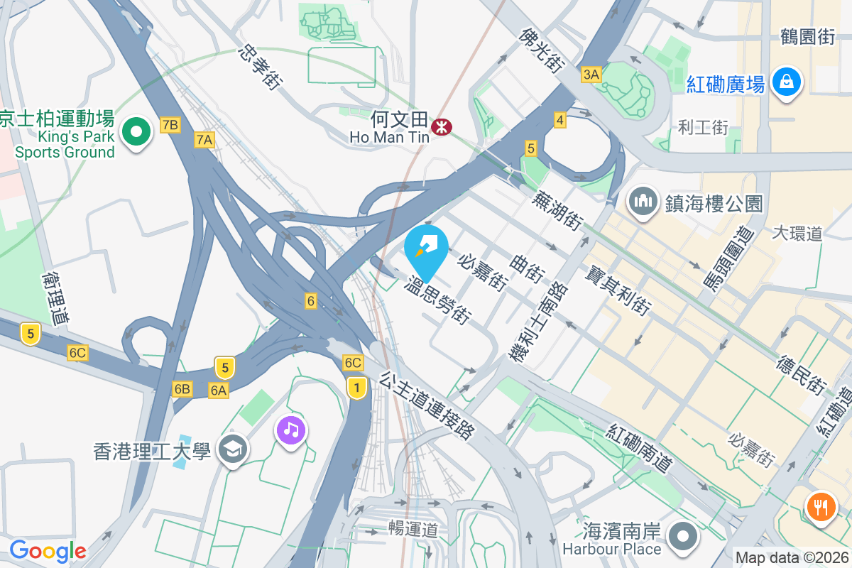 溫思勞街25號 地圖位置