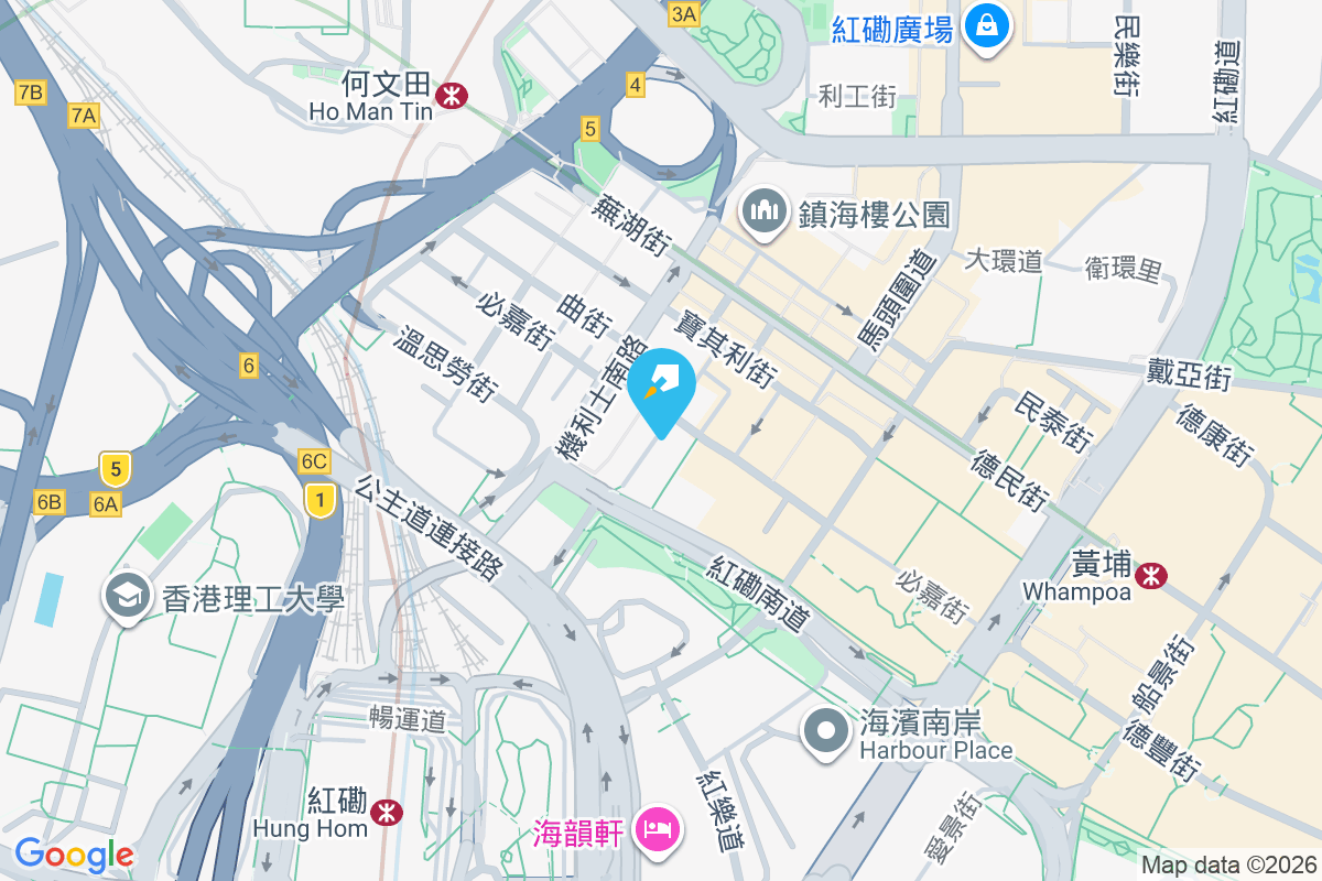 黃埔街20號 地圖位置
