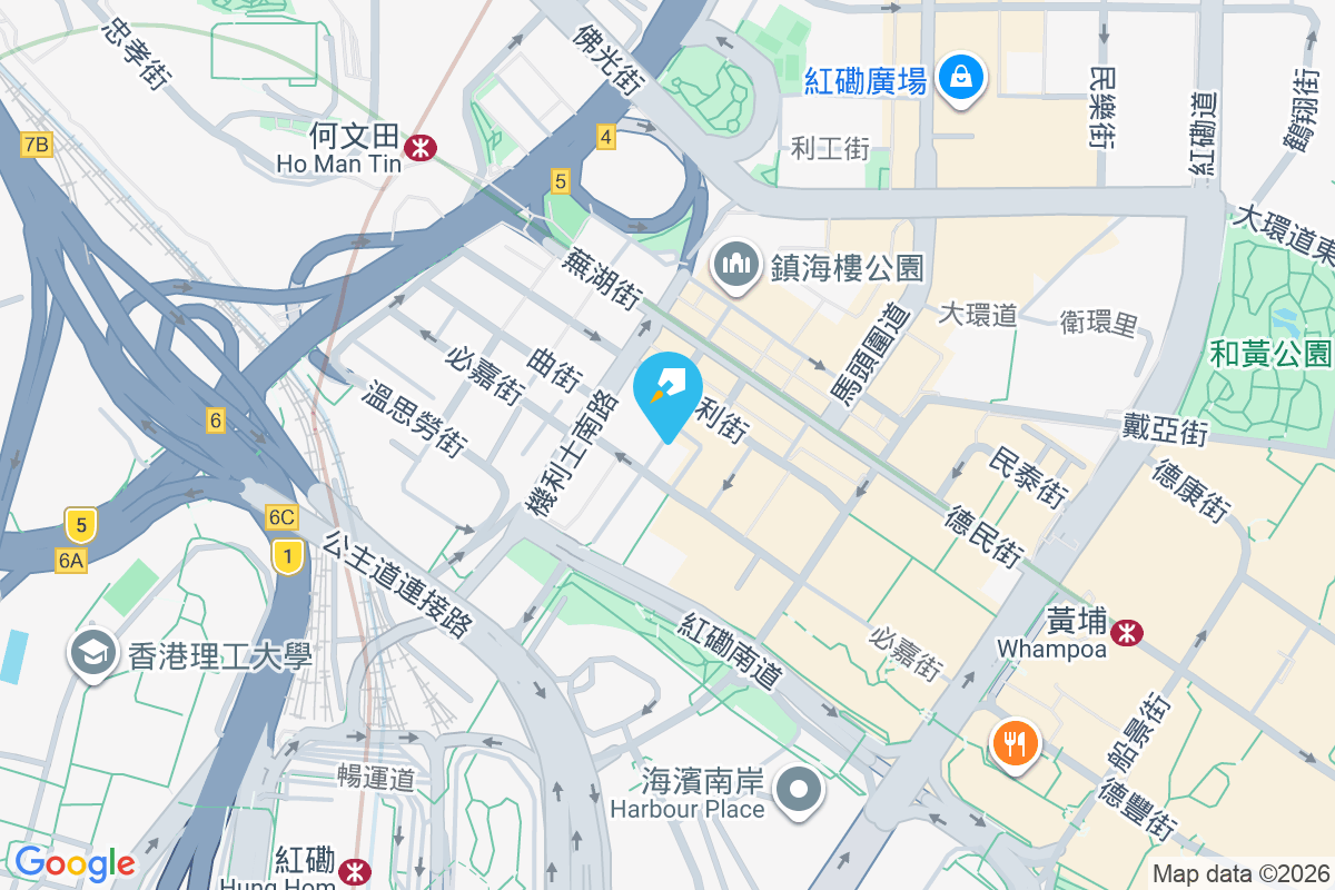 黃埔街36號 地圖位置