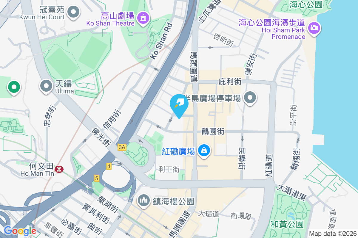北拱街9號 地圖位置
