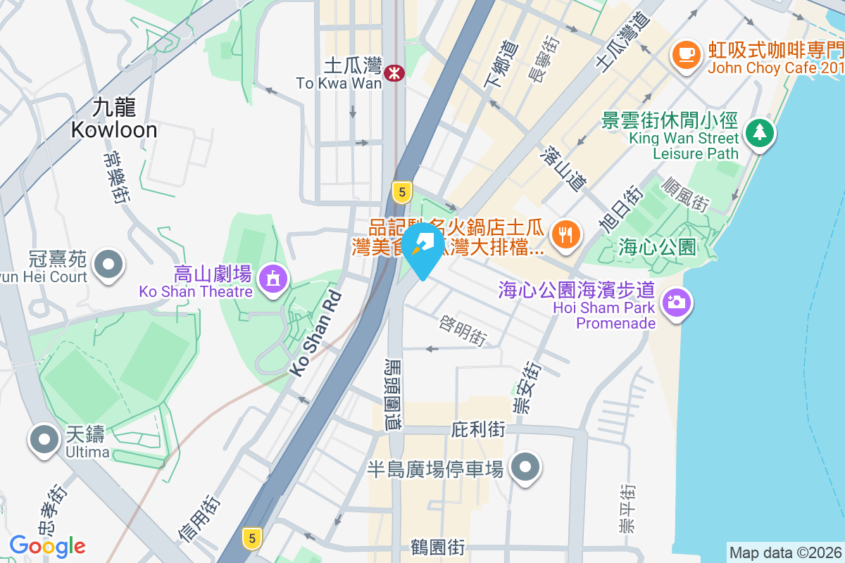 土瓜灣道15號 地圖位置