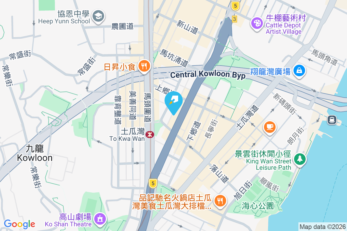 九龍城道17號 地圖位置